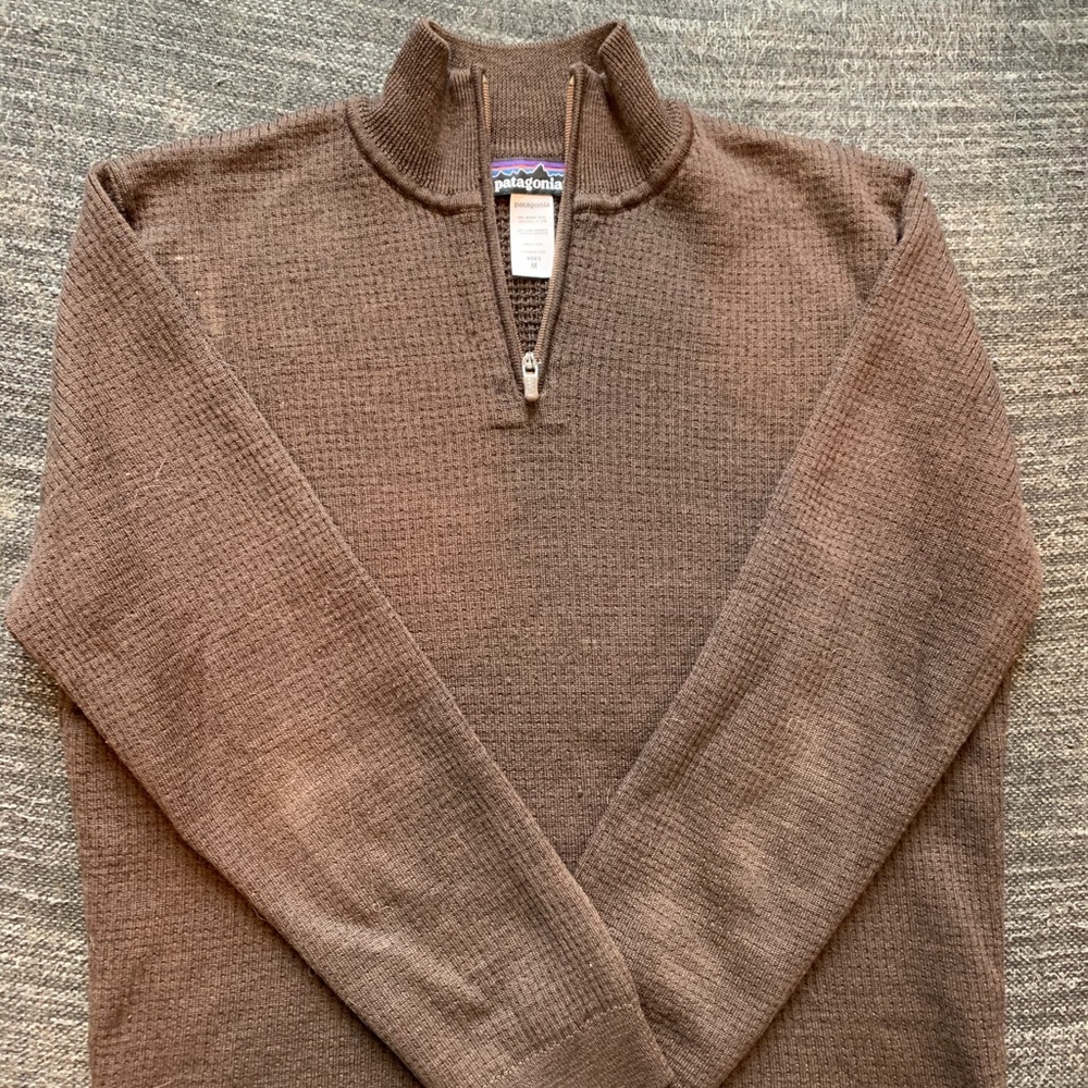 Patagonia 1/4 zip Merino Wood Sweater M
